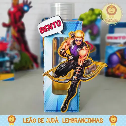 Porta tubete para festa tema vingadores