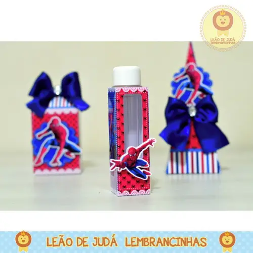 Porta Tubete tema Homem Aranha
