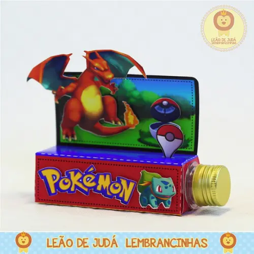 Porta Tubete tema Pokemon