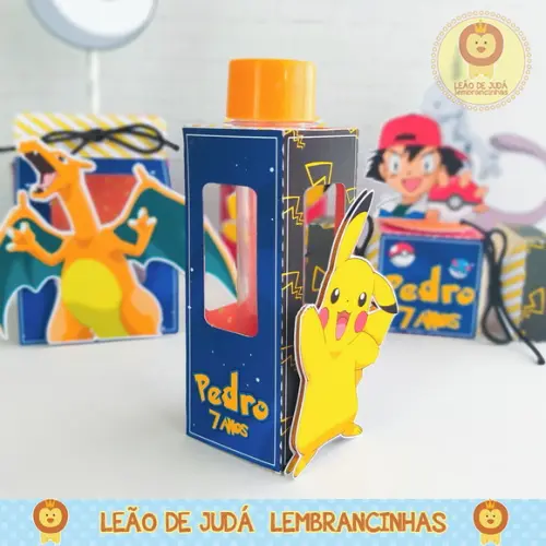 Porta Tubete Tema Pokémon