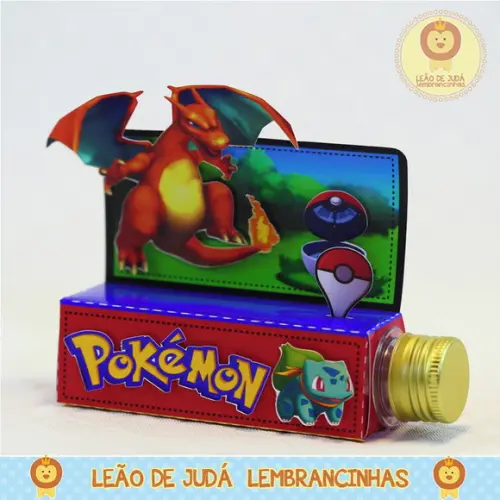 Porta Tubete tema Pokemon