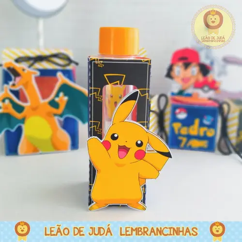 Porta Tubete Tema Pokémon
