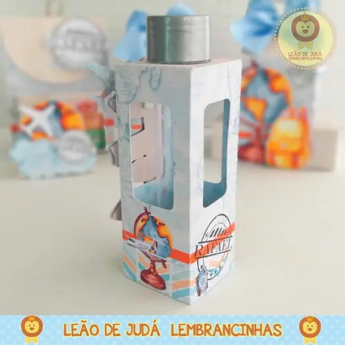 Porta Tubete Tema Viagem