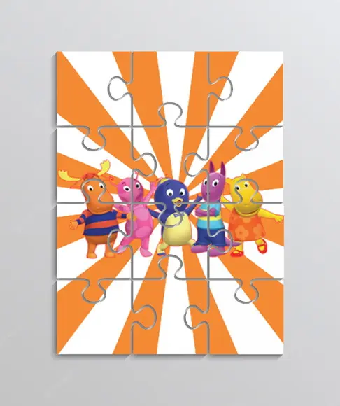 Quebra Cabeça Lembrancinha para Festa Tema Backyardigans