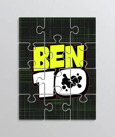 Quebra Cabeça Lembrancinha para Festa Tema Ben10