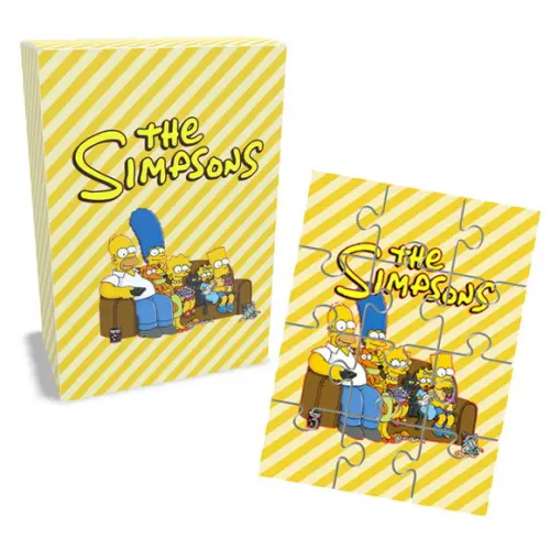 Quebra Cabeça Lembrancinha para Festa Tema os Simpsons