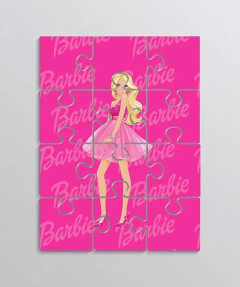 Quebra Cabeça Tema Barbie