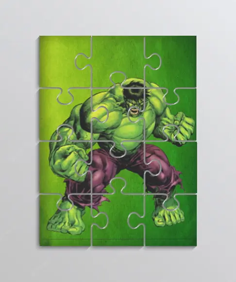 Quebra Cabeça Tema Hulk