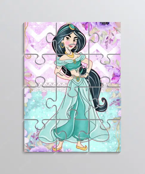 Quebra Cabeça Tema Jasmine