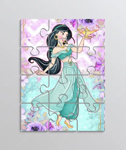Quebra Cabeça Tema Jasmine