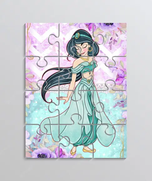 Quebra Cabeça Tema Jasmine