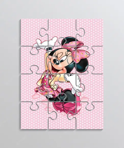 Quebra Cabeça Tema Minnie Confeiteira