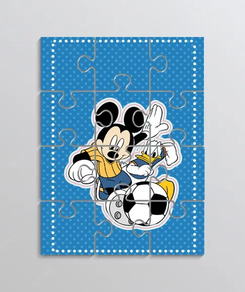 Quebra Cabeça Tema Mickey