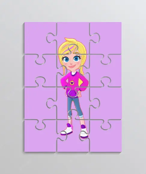 Quebra Cabeça Tema Polly Pocket