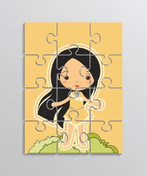 Quebra Cabeça Tema Pocahontas