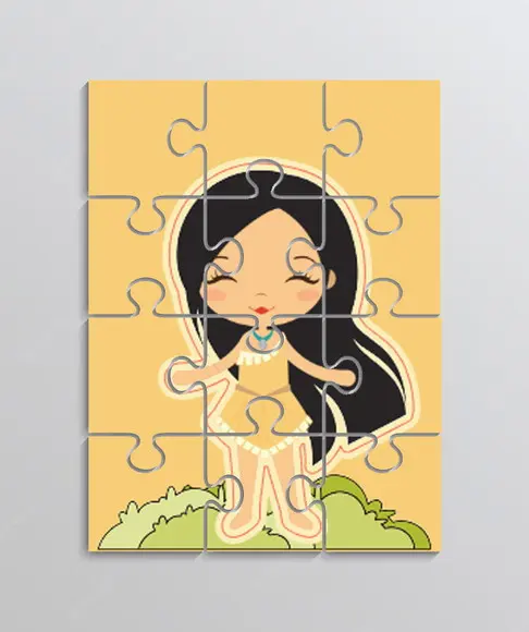 Quebra Cabeça Tema Pocahontas