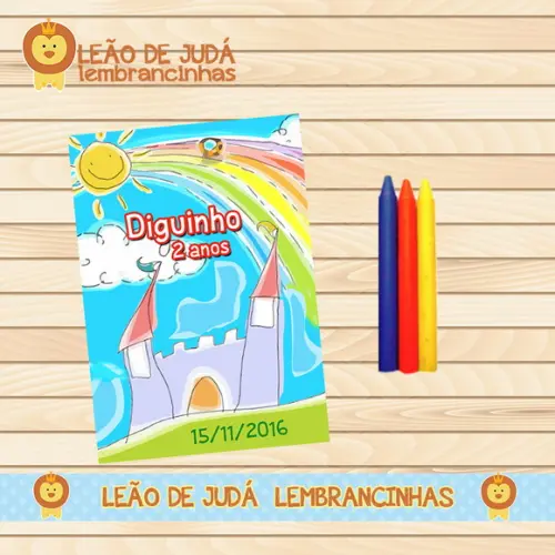 Revistinha para colorir AQUARELA