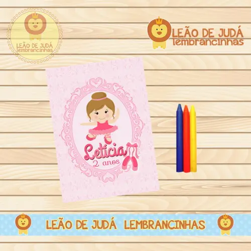 Revistinha para colorir BAILARINA
