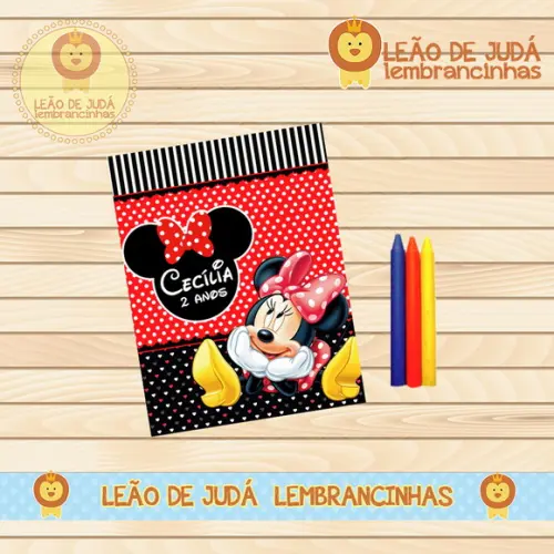 Revistinha para colorir Mickey e Minei