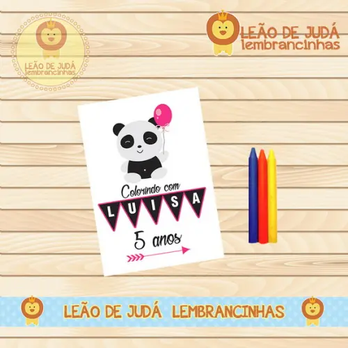 Revistinha para colorir PANDA