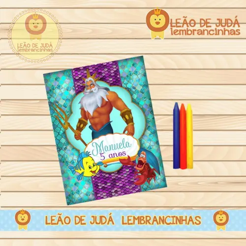 Revistinha para colorir SEREIA
