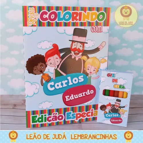 Revistinha para colorir Tema Mundo Bita