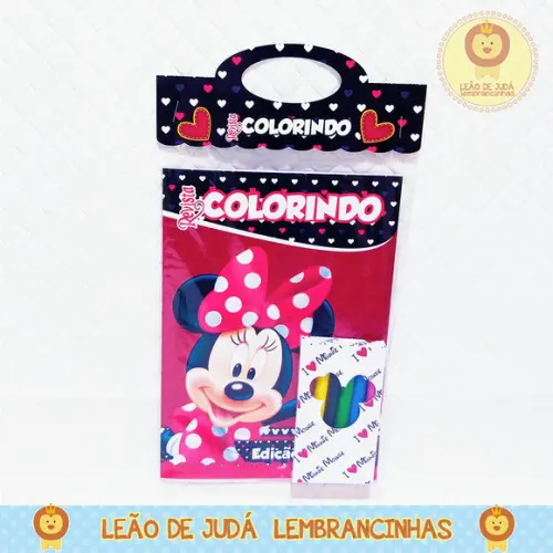 Revistinha para colorir Tema minnie