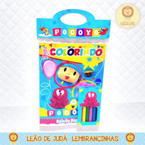 Revistinha para colorir Tema Pocoyo