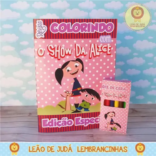 Revistinha para colorir Tema Show da Luna