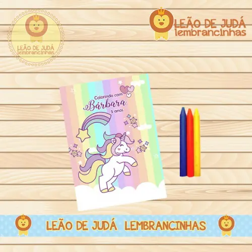 Revistinha para colorir UNICÓRNIO