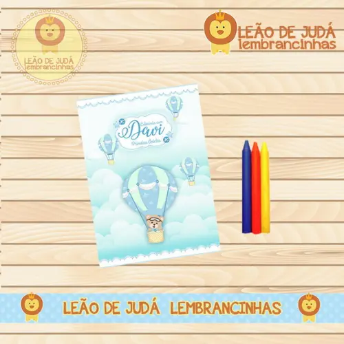 Revistinha para colorir URSO BALOEIRO