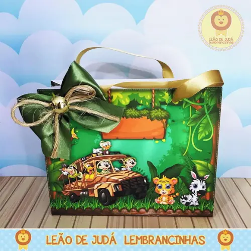 Sacolinha Mônaco Mickey Safári