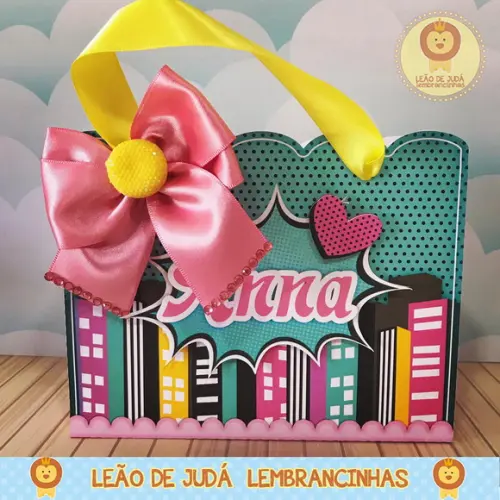 Sacolinha para festa arlequina