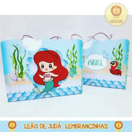 Sacolinha para Festa Ariel