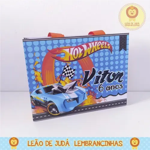 Sacolinha Para Festa Hot Wheels