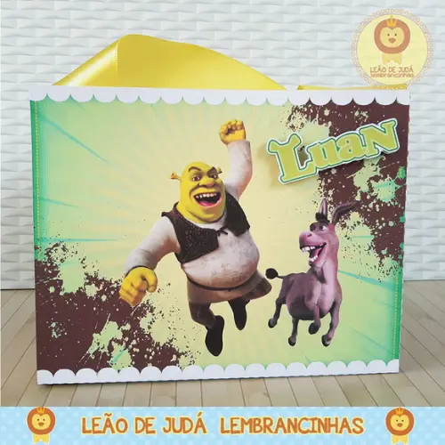 sacolinha para festa shrek
