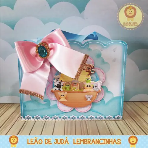 Sacolinha para festa tema arca de noé