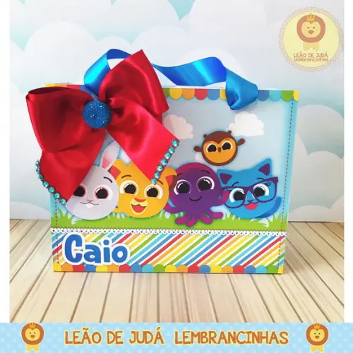 Sacolinha para festa tema bolofofos