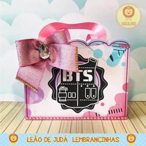 Sacolinha para festa tema BTS