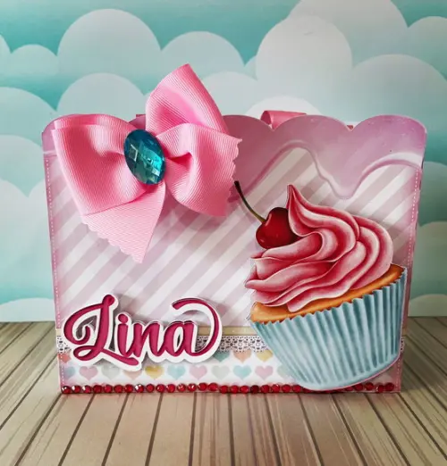 sacolinha para festa tema confeitaria