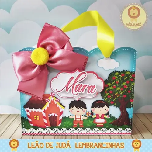 Sacolinha para festa tema joão e maria