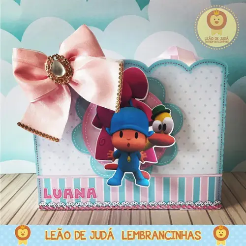 sacolinha para festa tema Pocoyo