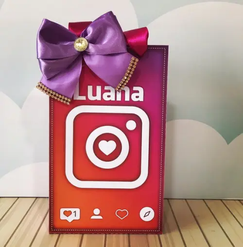 Sacolinha para Festa Tema Redes Sociais