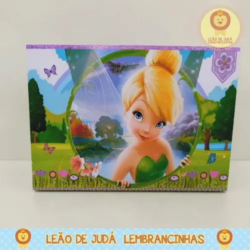 sacolinha para festa tema tinkerbell