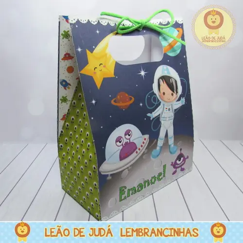 Sacolinha Tema Astronauta