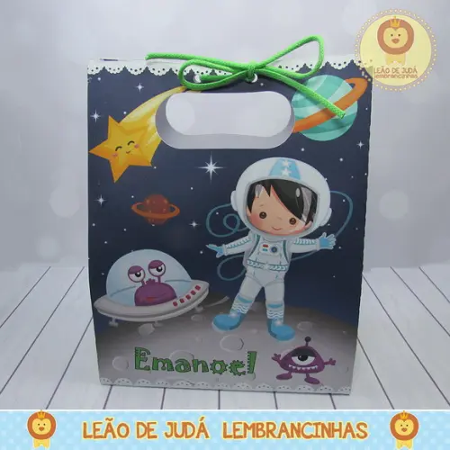 Sacolinha Tema Astronauta