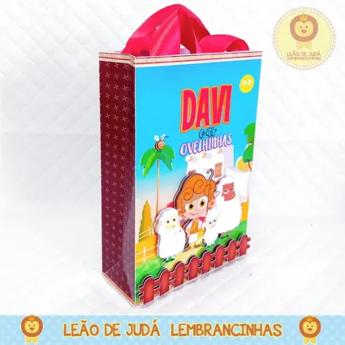 Sacolinha Tema Davi e as Ovelinhas