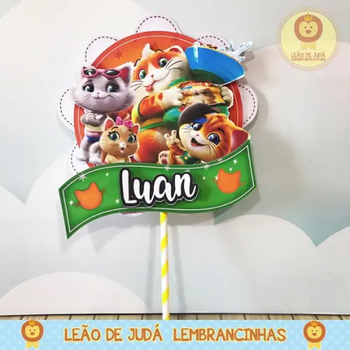 TOPO DE BOLO 44 gatos