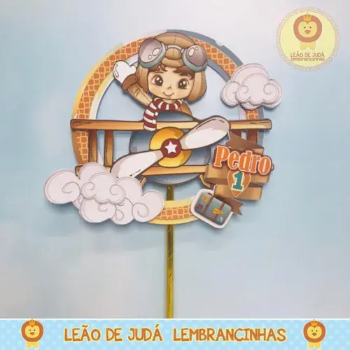 TOPO DE BOLO Aviador