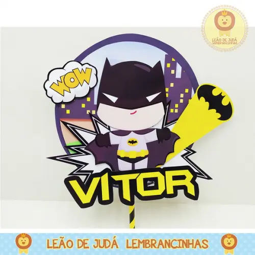 TOPO DE BOLO batman